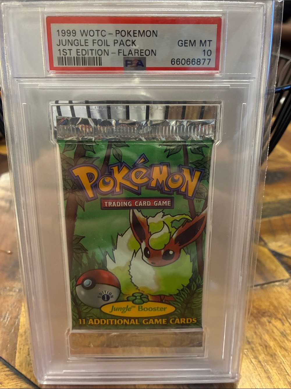 Pokemon Jungle Flareon Foil Booster Pack- PSA 10!
